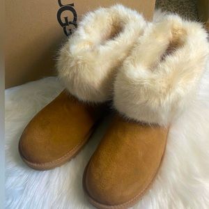 UGG Mini Blakeley Booties Boots Chestnut US 6 UK 4